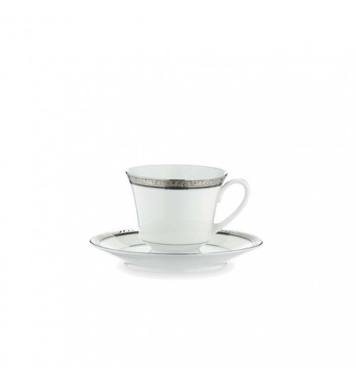 Regent Platinum Tea Cup and Saucer Set